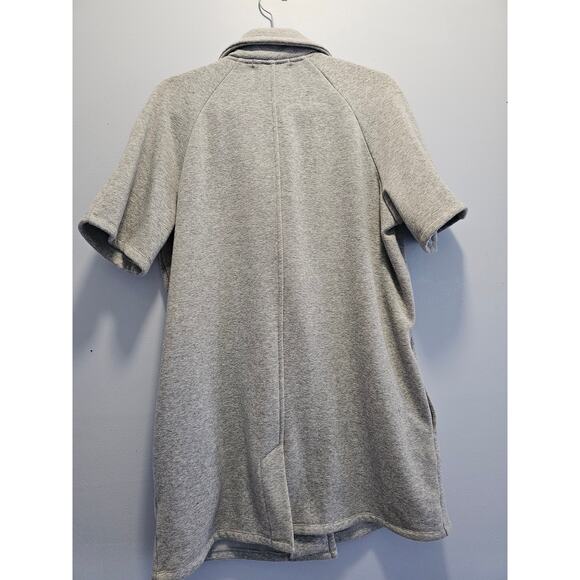 Michael Kors Women's Grey Short Sleeve Knit Cardigan Sweater Mid Length Size M - Picture 5 of 5